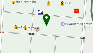 ダイナム 宮城仙台新港店の地図画像