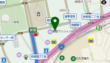 フレスコ新宿の地図画像