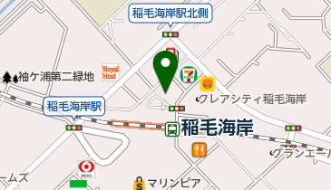 カットオンリークラブ 稲毛海岸店の地図画像