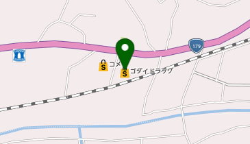 ゴダイドラッグ 美作江見店の地図画像