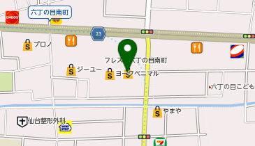 ドラッグストアマツモトキヨシ 六丁の目店の地図画像