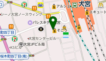 たごさく そごう 大宮店の地図画像