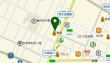 たごさく 東急百貨店 吉祥寺店の地図画像