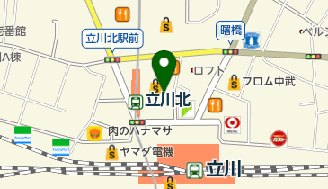 たごさく 伊勢丹立川店の地図画像