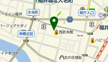 たごさく 西武福井店の地図画像