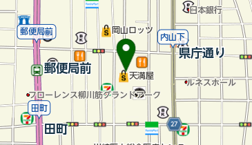 たごさく 天満屋 岡山店の地図画像