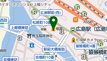 たごさく 福屋 広島駅前店の地図画像