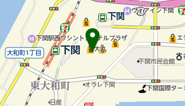 たごさく 大丸下関店の地図画像