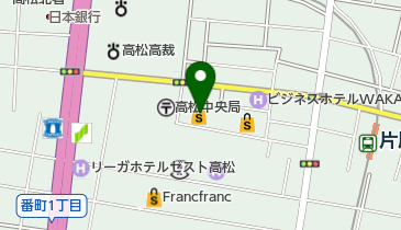 たもかみ 高松三越店の地図画像