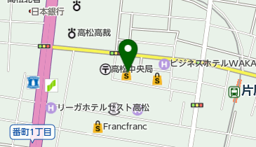 しゃれむすび 高松三越店の地図画像