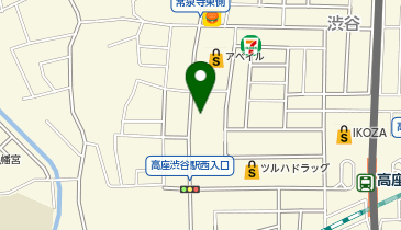 銀座コージーコーナー いなげや大和高座渋谷店の地図画像