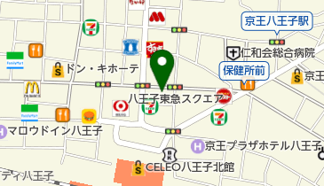 ライザップ 八王子店の地図画像