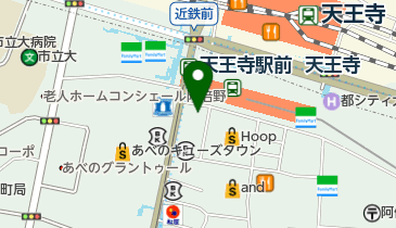 ライザップ 天王寺店の地図画像