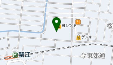 カットコムズ 蟹江店の地図画像