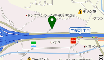 ペットショップ犬の家&猫の里 吹田店の地図画像