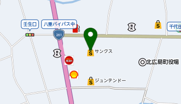 千代田サンクスショッピングセンターの地図画像