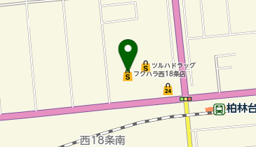 カレーショップインデアン 西18条店の地図画像