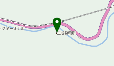 三成ダム操作所の地図画像