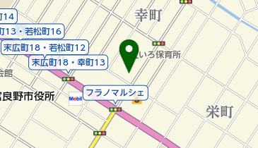 煮干中華 ゆきと花の地図画像