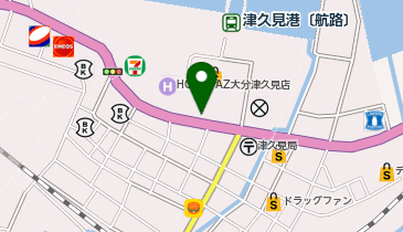 ポッポおじさんの大分からあげ 津久見店の地図画像