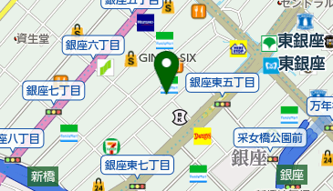 ダイワンテレコム 銀座店の地図画像