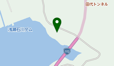 浅瀬石川ダム管理所の地図画像