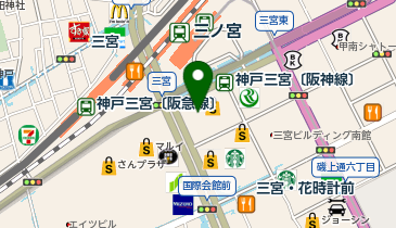 お惣菜のまつおか 神戸そごう店の地図画像