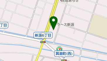 なかやま牧場ハート 新涯店の地図画像