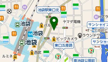 アジアンビューティ 池袋店の地図画像