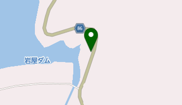 岩屋ダム管理所の地図画像