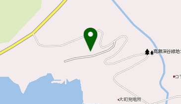 大町ダム管理所の地図画像