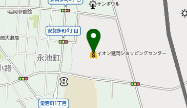 イオン 延岡店の地図画像