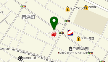 大和リビング株式会社 宇部出張所の地図画像