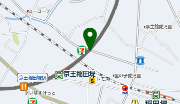 QBハウス(キュービーハウス) 京王稲田堤駅店の地図画像