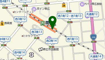 十勝しんむら牧場クリームテラス 帯広エスタ店の地図画像