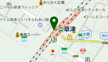 Manneken(マネケン) JR草津駅店の地図画像