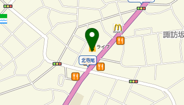 ライフ 鶴見店の地図画像
