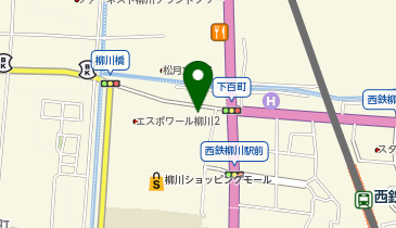 柳川ショッピングモールの地図画像