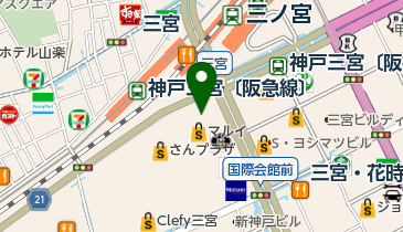 NANBOYA(なんぼや) 神戸三宮駅前店の地図画像