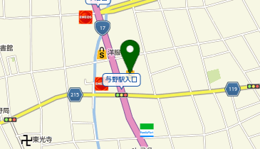 QBハウス(キュービーハウス) 西友与野店の地図画像