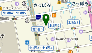 大地みらい信用金庫 札幌支店の地図画像