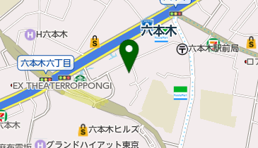 小山登美夫ギャラリー六本木の地図画像