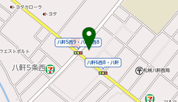 BIG M ONE(ビッグエムワン) 札幌八軒店の地図画像