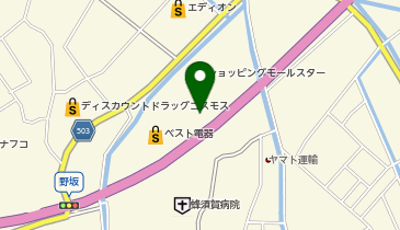 BIG M ONE(ビッグエムワン) 宗像野坂店の地図画像