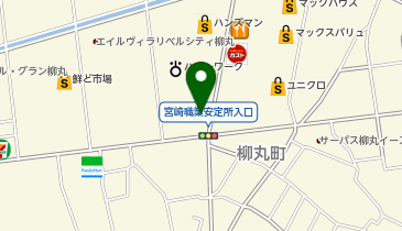 BIG M ONE(ビッグエムワン) 宮崎店の地図画像