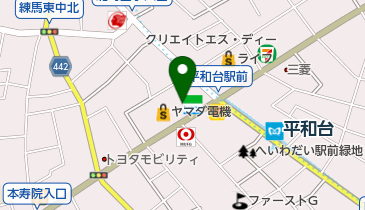 MILLION(ミリオン) 平和台16号店の地図画像