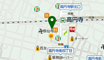 MILLION(ミリオン) 高円寺22号店の地図画像