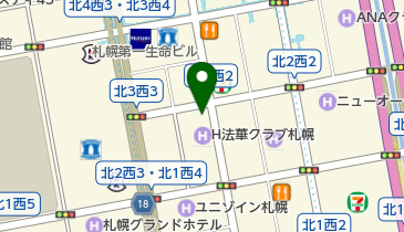 三菱UFJモルガン・スタンレー証券 札幌支店の地図画像