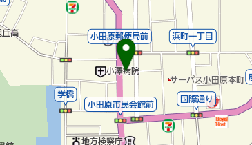 三菱UFJモルガン・スタンレー証券 小田原支店の地図画像