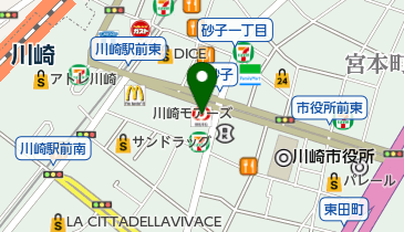 三菱UFJモルガン・スタンレー証券 川崎支店の地図画像